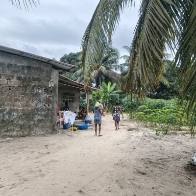 A view of Silver Beach town