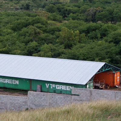 Completed Roof of the Equipment Facility