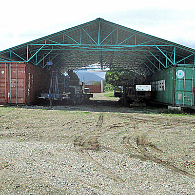 Roof Installed, Equipment now protected from elements