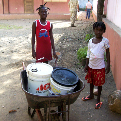 A place to repair equipment eqates to more water for Kids in need!