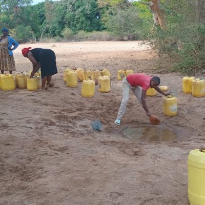 Community's old water source 
