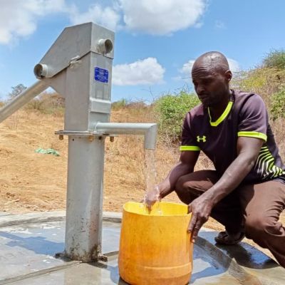 Community's clean water source 