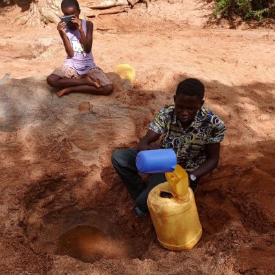 Community's old water source 