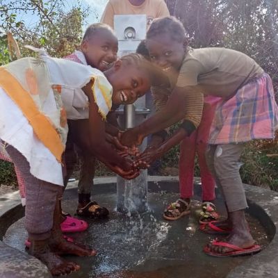 Happy village kids 