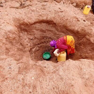 Community's old water source 