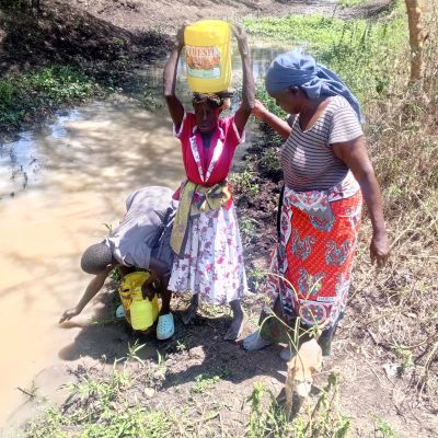 Village's old water source 
