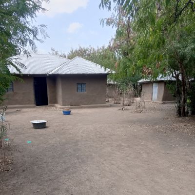 Villagers' homes in Osiri Kudho Roho Mtakatifu Church community 