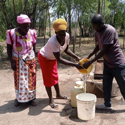 Community's old water source 