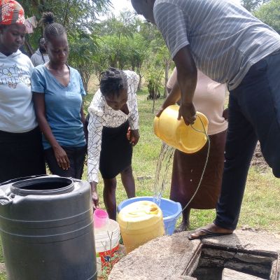 Community's old water source 