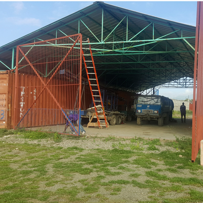 Back Gates primered and ready to paint