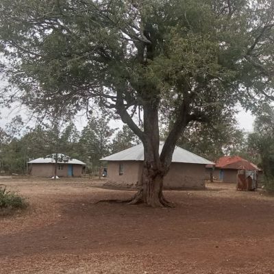 Villagers' homes in Kanduru community