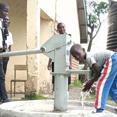 Village school's new well 