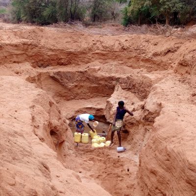 Community's old water source