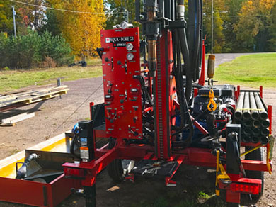 Side view showing Pipe Rack