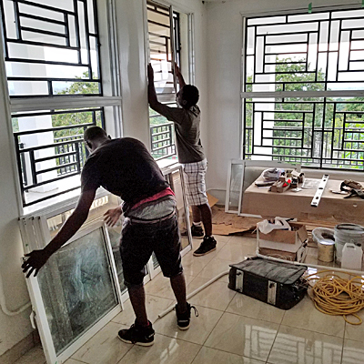 Installing Windows and screens