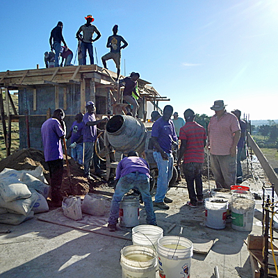 The Entire Crew hard at work