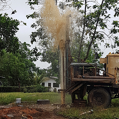Drill Rig successfully working