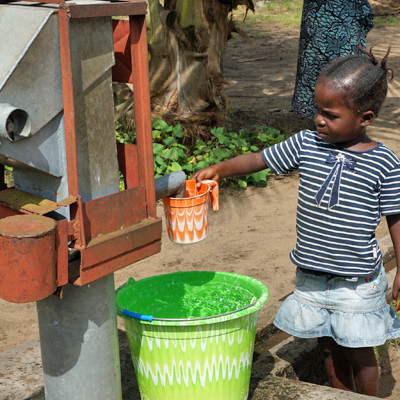 Safe Water flowing freely