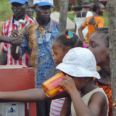 Safe Water is flowing to children in need