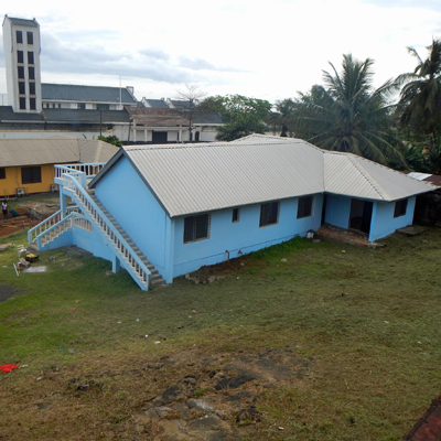 Back view of Newly Restored Structure