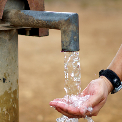 Safe water flowing freely once again