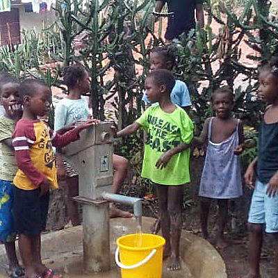 Children by New Well