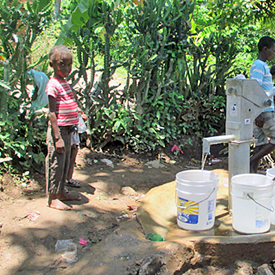 Child by New Well