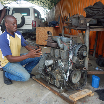 Motor refurbishment of rig