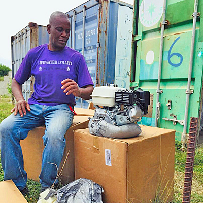 Unpacking the new mudpumps
