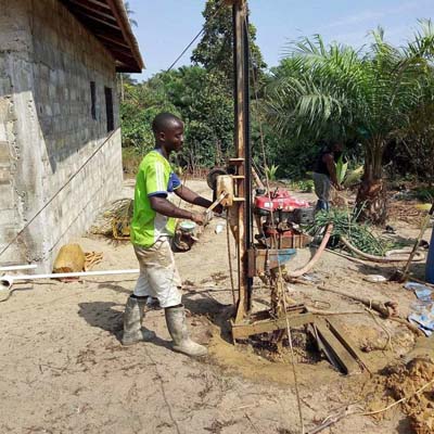 Drilling more wells to help lessen crowding at the handpump