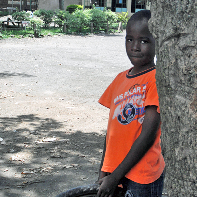 Young Kenya boy