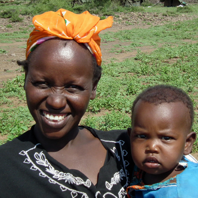 Kenya Woman with child