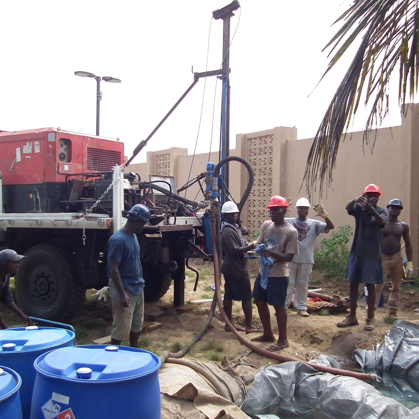 Team drilling again