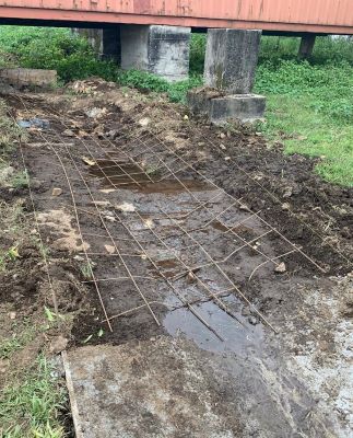Drainage Ditch Under Construction
