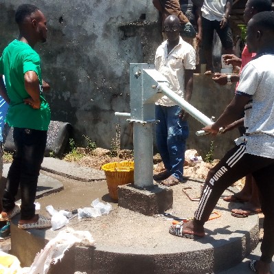 Finishing pump instillation