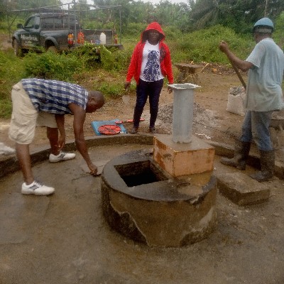 Installing a handpump and restoring pad