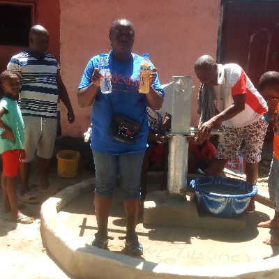 Water test showing old water source contaminated