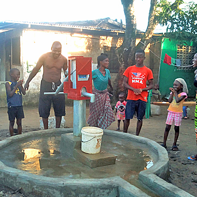 Safe water flowing again!