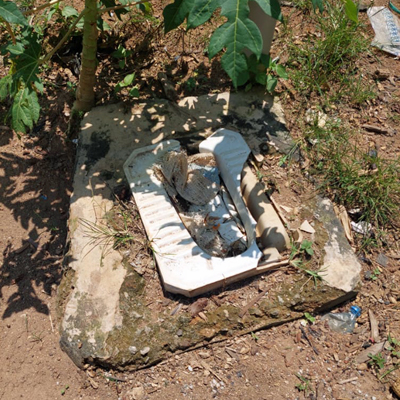 Old Broken latrine