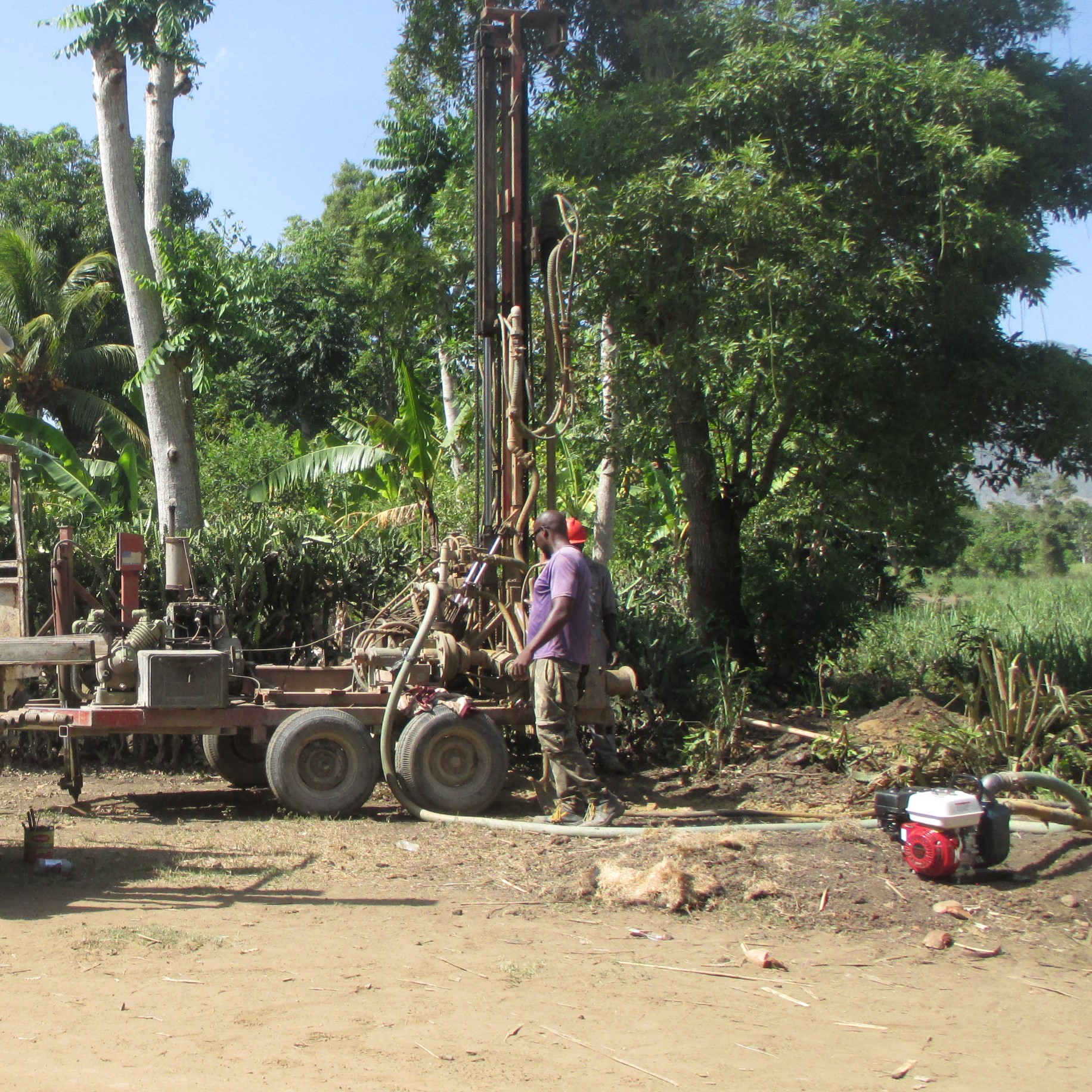 Mud pump out working well