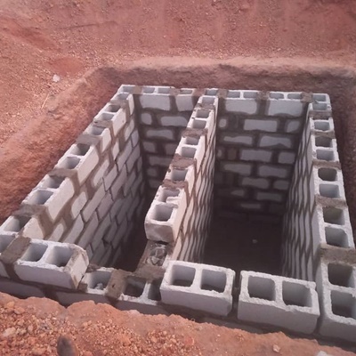 Block walls completed