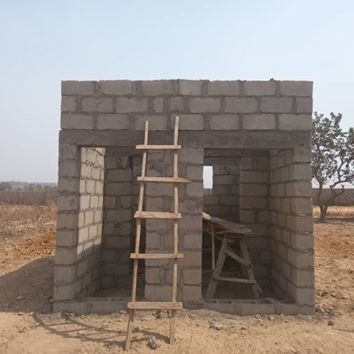 Walls are going up