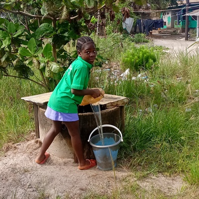 Old dug water source