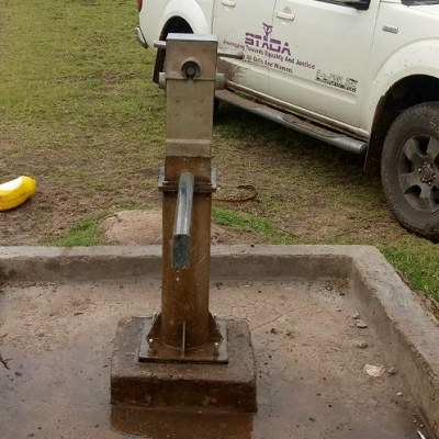 Broken pump at Siany Kabonyo Primary School 