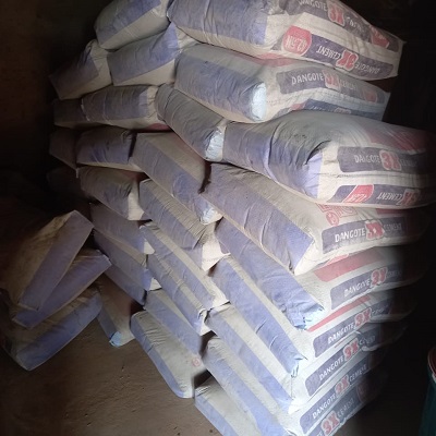 Bags of cement