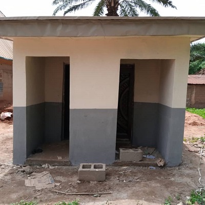 Completed Latrine