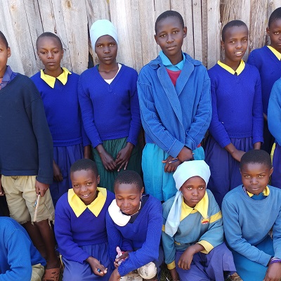 Students at Kimkasa Primary School 