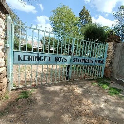 Keringett Boys' Secondary School gate 