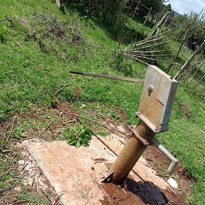 Well functioning water pump for Milimet Community 