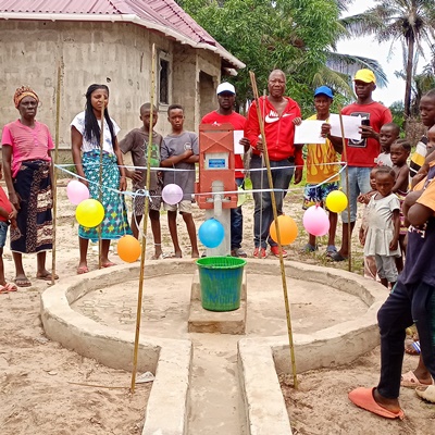 Village's new drilled well